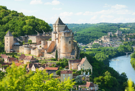 La ville de Dordogne