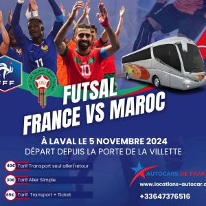 France-Maroc à Laval le 5 novembre