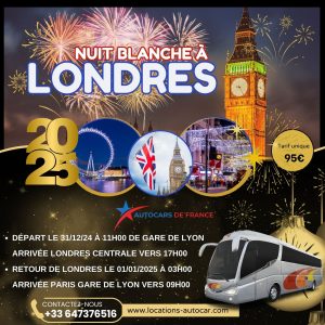 Nuit Blanche à Londres pour le Nouvel An 2025